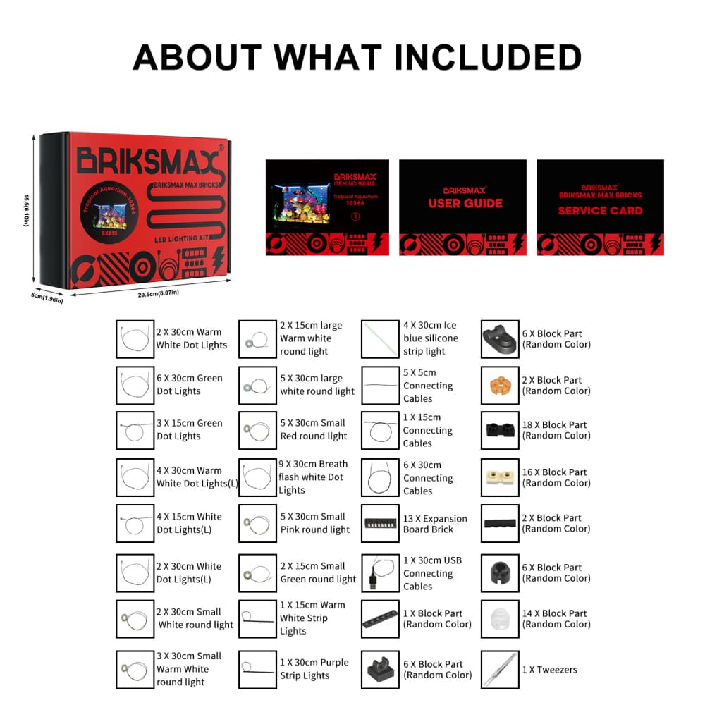 Light Kit for Tropical Aquarium 10366 - Briksmax 2.0