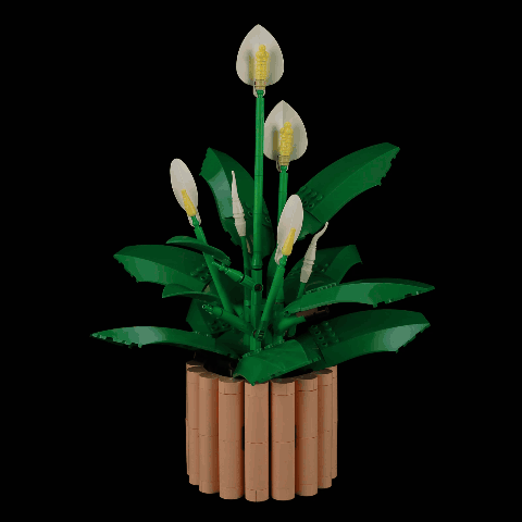 Light Kit for Peace Lily 11504- Briksmax 2.0