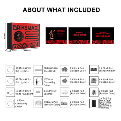 Kit d'éclairage pour Iron Man Mark 3 Collector' Edition 76344 - Briksmax 2.0