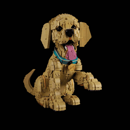 Light Kit for Golden Retriever Puppy 11384- Briksmax 2.0