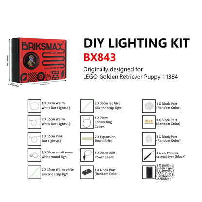 DIY Builder Pack – Lighting Kits for LEGO Builds