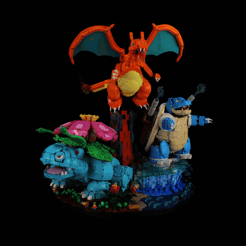 Light Kit for Venusaur, Charizard and Blastoise 72153 - Briksmax 2.0