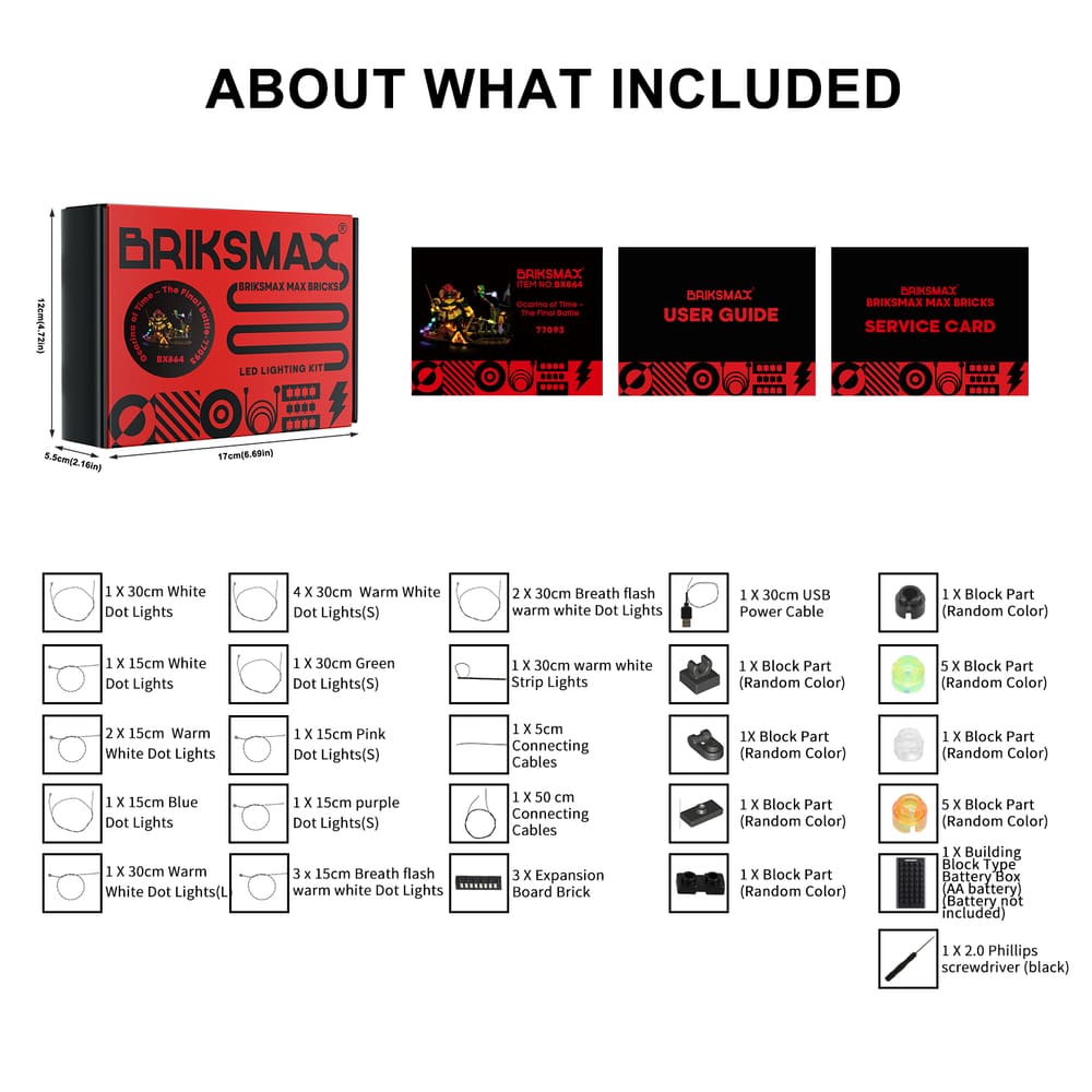 Light Kit for Ocarina of Time – The Final Battle 77093 - Briksamx 2.0