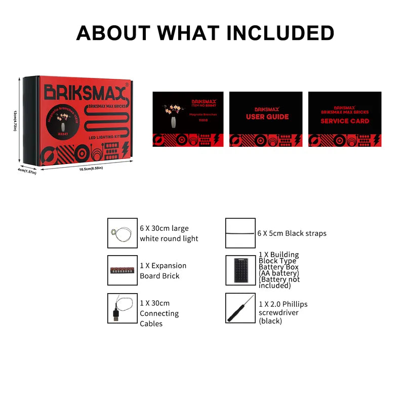 Light Kit for Magnolia Branches 11510 - Briksmax 2.0