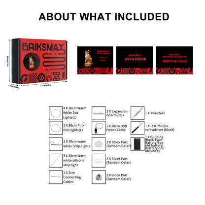 Light Kit for Orange Cat 21376 - Briksmax 2.0【Not Final Price｜Coming Soon】