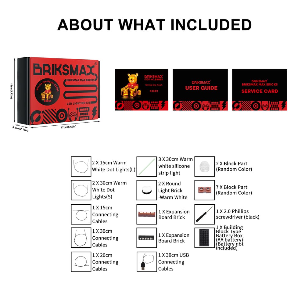 Light Kit for Winnie the Pooh 43300- Briksmax 2.0【Not Final Price｜Coming Soon】