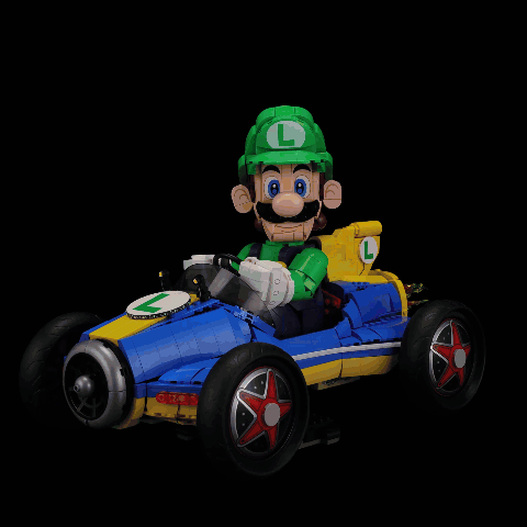 Light Kit for Mario Kart – Luigi & Mach 8 #72050 - Briksmax 2.0