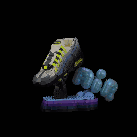 Light Kit for Nike Air Max 95 x LEGO Set 43025 - Briksmax 2.0
