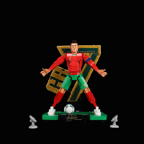 Light kit for Cristiano Ronaldo – Soccer Legend 43016 |  Green No.7 Edition