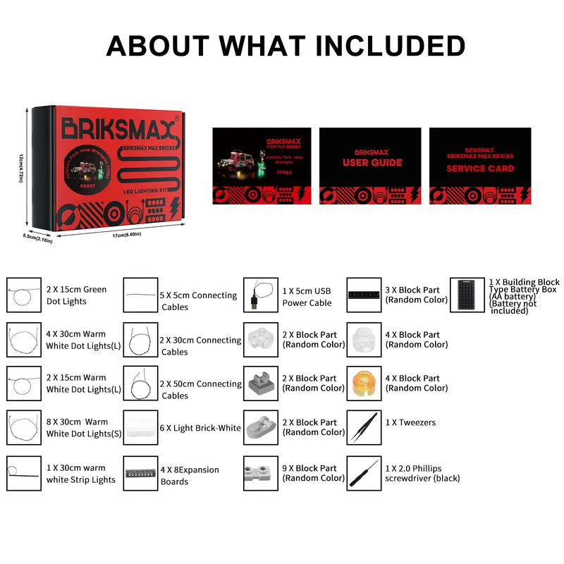 Light Kit for Jurassic Park Jeep Wrangler 77984