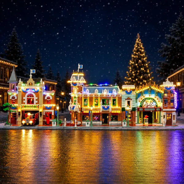 Light kit for Disney Main Street U.S.A. 43302 – Christmas Edition | Briksmax 2.0