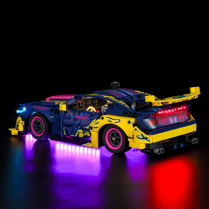 Light kit for Custom Garage Ford Mustang GT Car 42236 | Briksmax 2.0