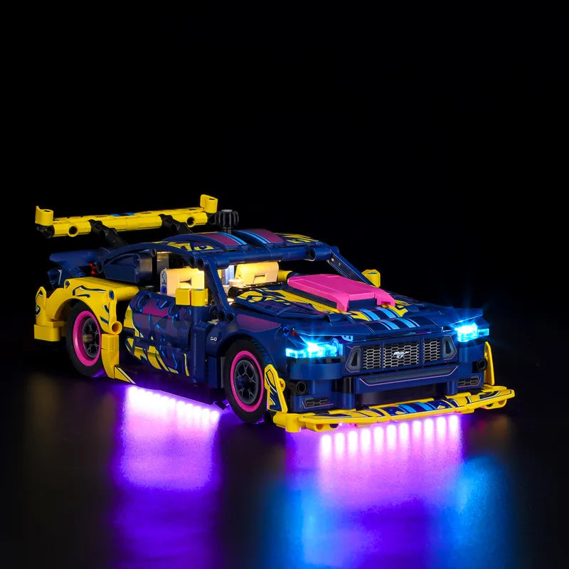 Light kit for Custom Garage Ford Mustang GT Car 42236 | Briksmax 2.0