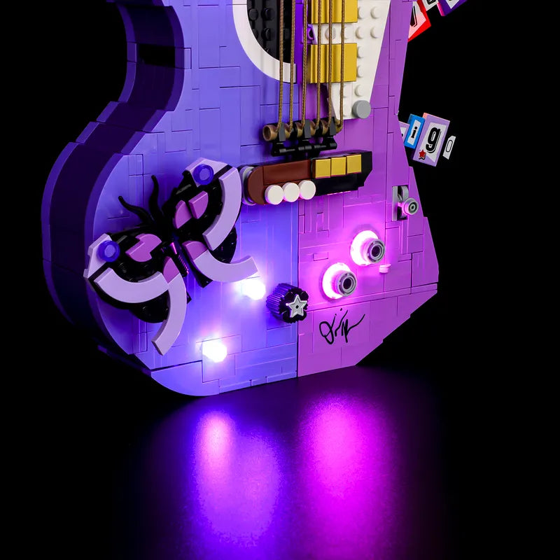 Light kit for Olivia Rodrigo's Dual Guitar 43031 | Briksmax 2.0