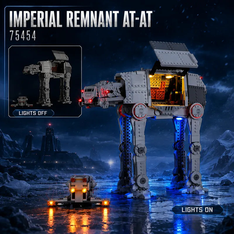Light kit for Imperial Remnant AT-AT with INT-4 75454 | Briksmax 2.0