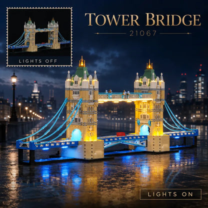 Light kit for TOWER BRIDGE 21067 | Briksmax 2.0