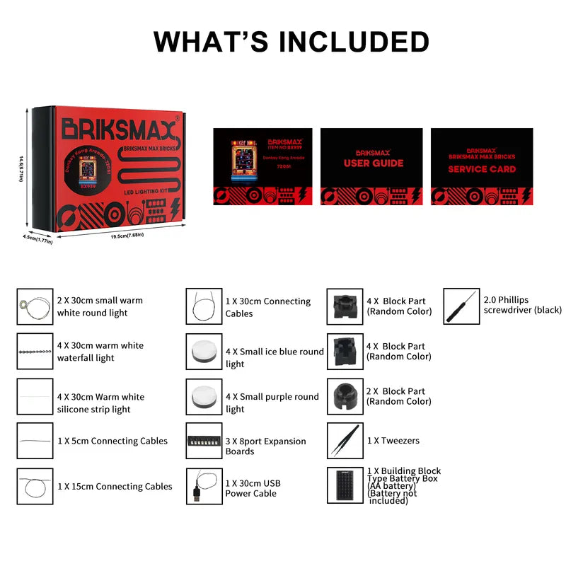 Light kit for Donkey Kong Arcade 72051 | Briksmax 2.0
