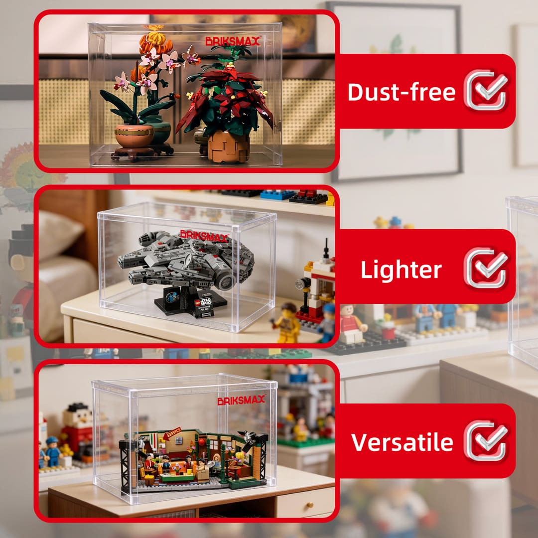 Clear PET Dust Cover for Brick Models – Multiple Sizes | 2 Pack