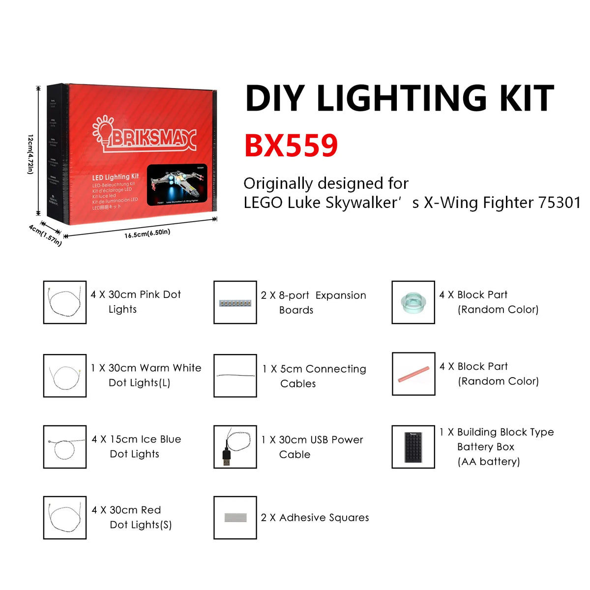 DIY Builder Pack – Lighting Kits for LEGO Builds