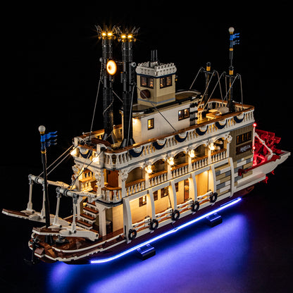 Briksmax 2.0 Light Kit For LEGO River Steamboat #21356-10