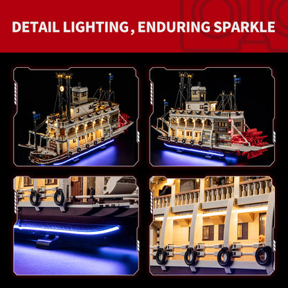 Briksmax 2.0 Light Kit For LEGO River Steamboat #21356-4