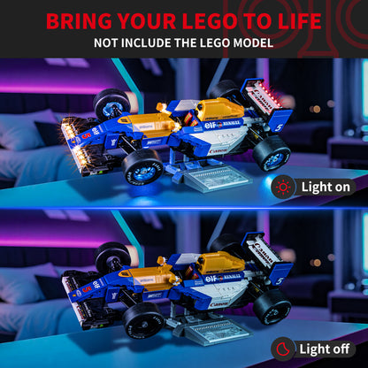 Briksmax 2.0 Light Kit For LEGO Williams Racing FW14B & Nigel Mansell #10353-3