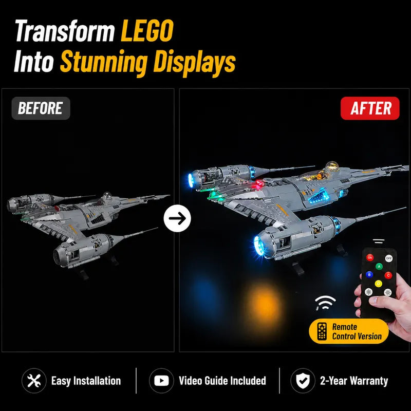 Remote Light Kit for The Mandalorian's N-1 Starfighter 75442