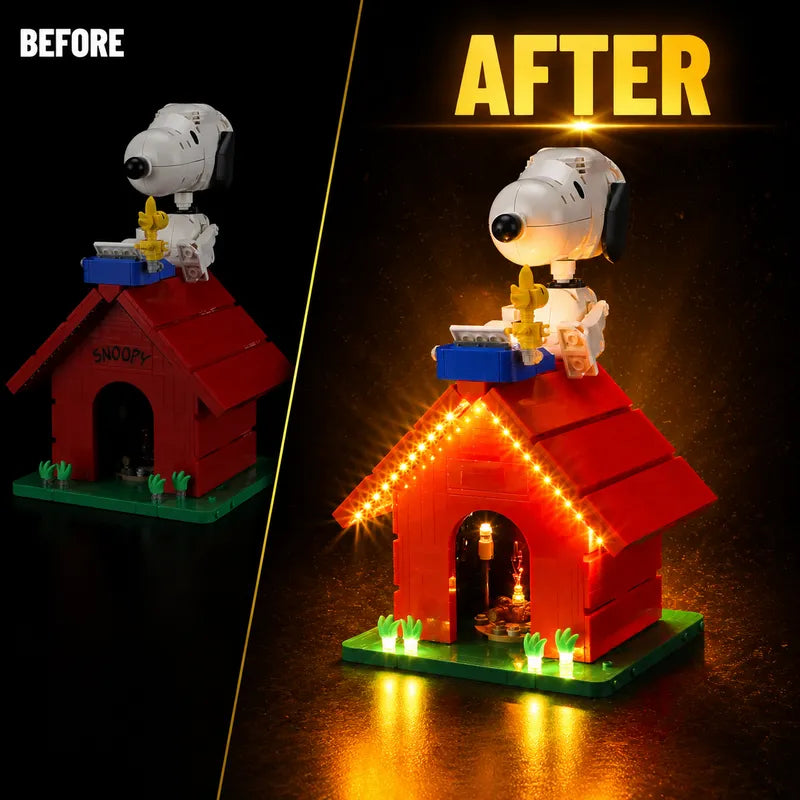 Light kit for Peanuts: Snoopy's Doghouse 21368