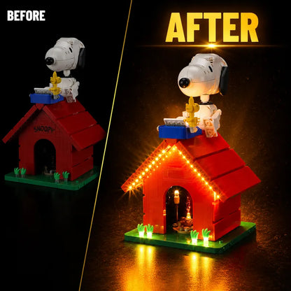 Light kit for Peanuts: Snoopy's Doghouse 21368