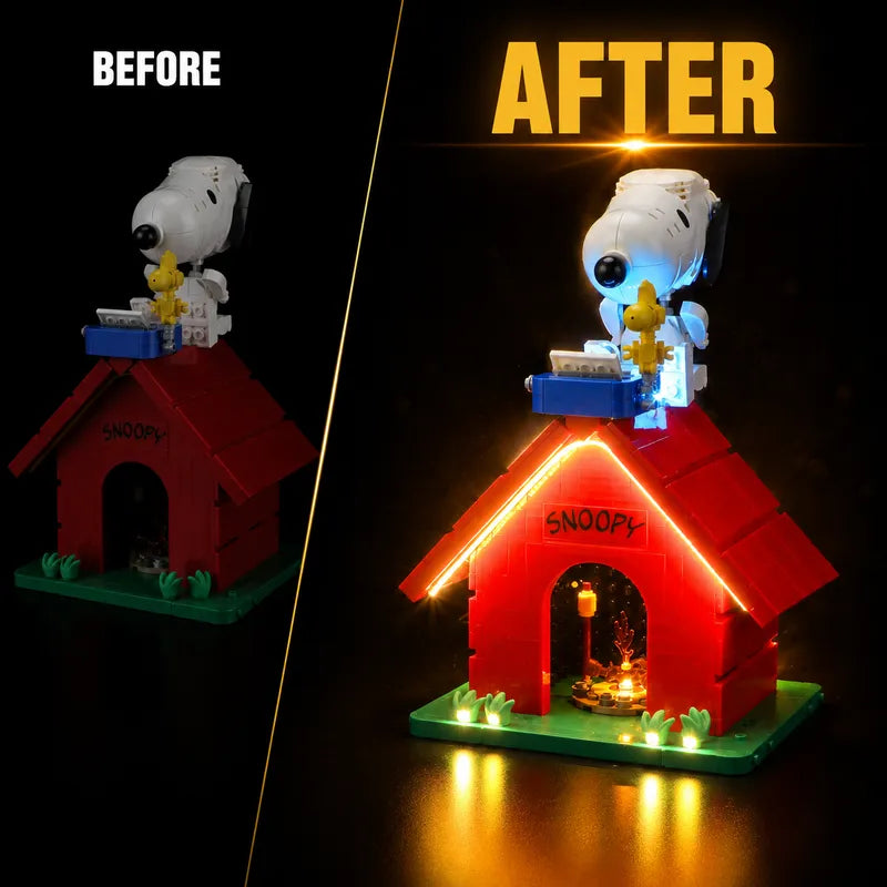 Light kit for Peanuts: Snoopy's Doghouse 21368