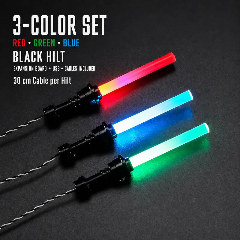 Star Wars Lightsaber LED Kit Bundle with Expansion Board, USB & Cables