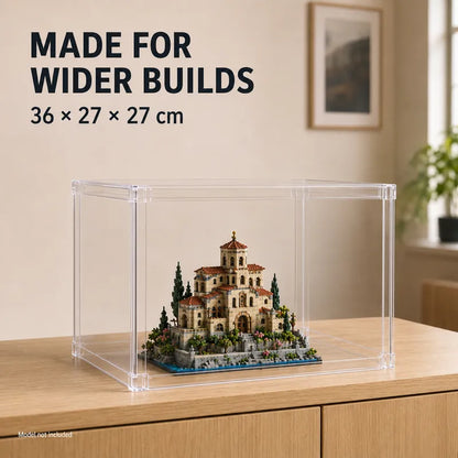 Clear PET Dust Cover for Brick Models – Multiple Sizes | 2 Pack