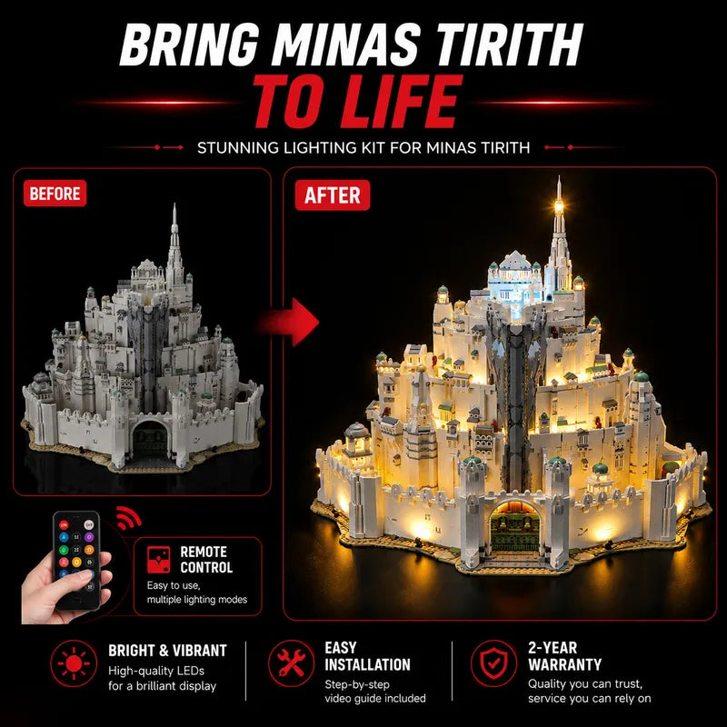 Remote Light kit for The Lord of the Rings: Minas Tirith 11377