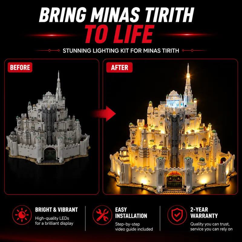 Light kit for The Lord of the Rings: Minas Tirith 11377