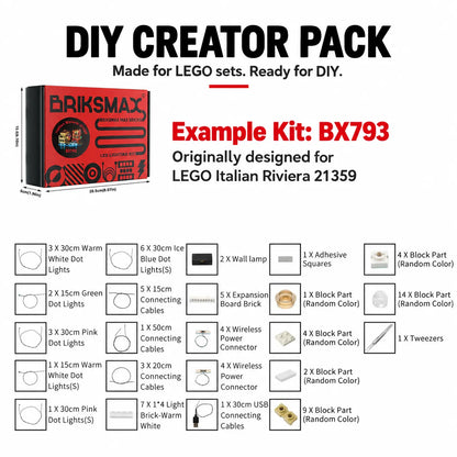 DIY Creator Pack – Lighting Kits for LEGO Builds