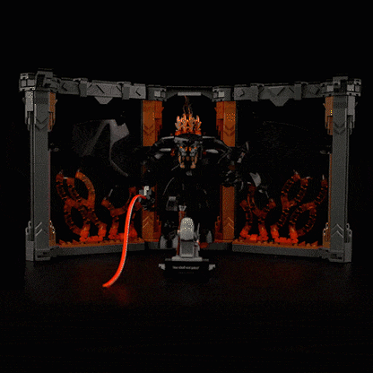 Kit d'éclairage pour Le Seigneur des Anneaux : Balrog Book Nook #10367 - Briksmax