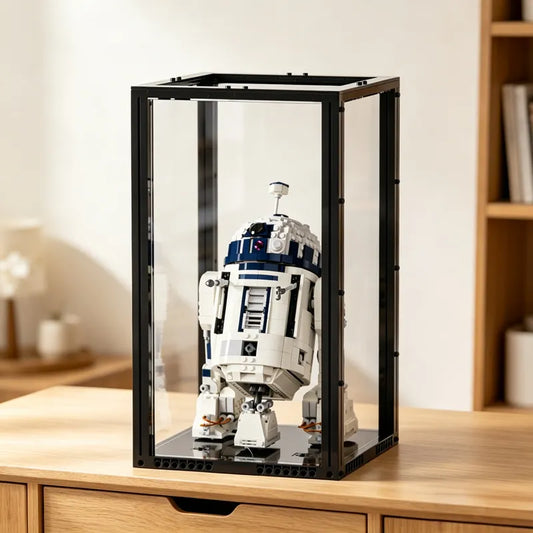 Front-Opening Display Case for LEGO® Models – 19 × 19 × 32 cm