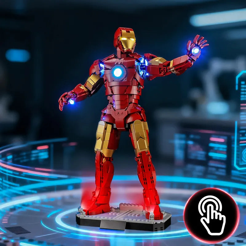 Kit d'éclairage pour Iron Man Mark 3 Collector' Edition 76344 - Briksmax 2.0