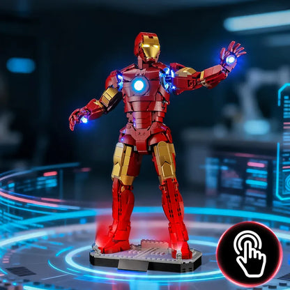 Kit d'éclairage pour Iron Man Mark 3 Collector' Edition 76344 - Briksmax 2.0