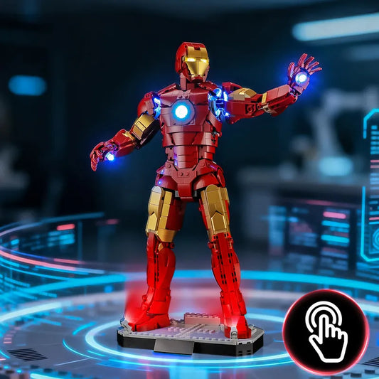 Beleuchtungsset für Iron Man Mark 3 Collectors' Edition 76344 - Briksmax 2.0