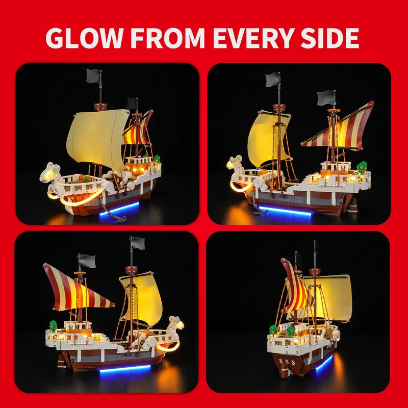 Remote Light Kit For The Going Merry Pirate Ship 75639