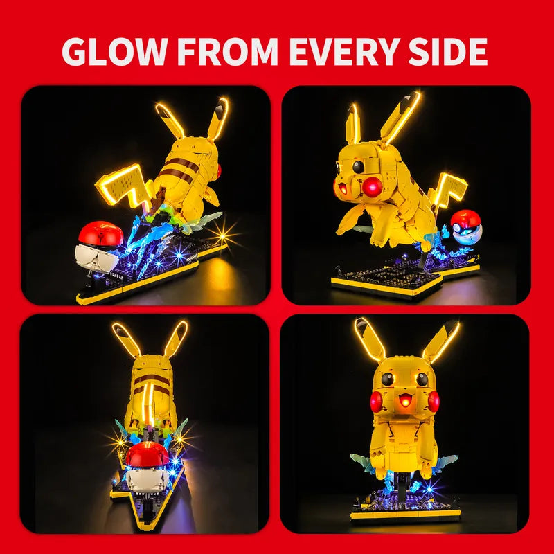 Light Kit for Pikachu and Poké Ball 72152 - Briksmax 2.0【Not Final Price｜Coming Soon】