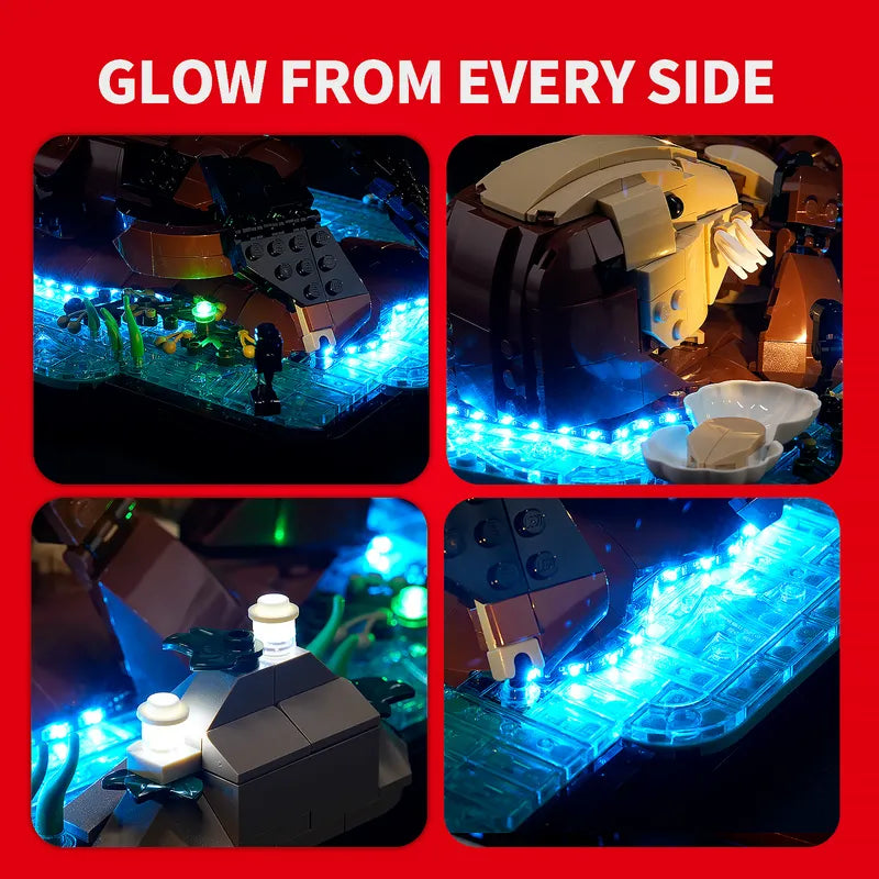 Light Kit for Floating Sea Otters 21366 - Briksmax 2.0