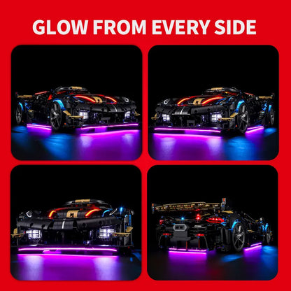 Light kit for Koenigsegg Sadair's Spear 42232 | Briksmax 2.0