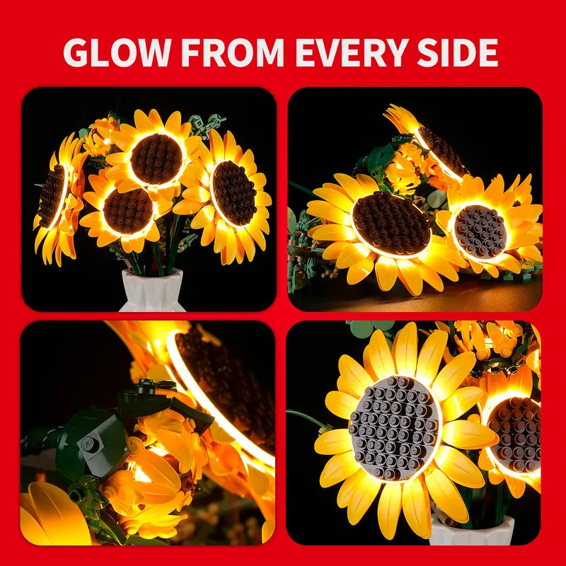 Light Kit for Sunflower Bouquet 11502 - Briksmax 2.0