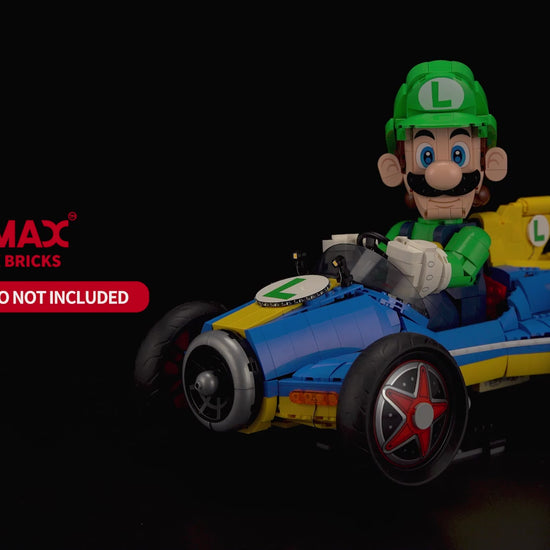 Light Kit for Mario Kart – Luigi & Mach 8 #72050 - Briksmax 2.0