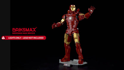 Light Kit for Iron Man Mark 3 Collectors' Edition 76344- Briksmax 2.0