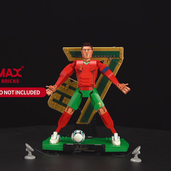 Light kit for Cristiano Ronaldo – Soccer Legend 43016 |  Green No.7 Edition
