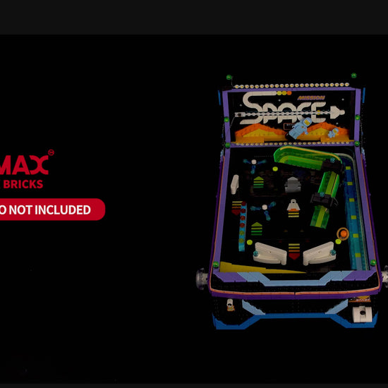 Light kit for Classic Space Pinball Machine 11374 – Dynamic Lighting Effects| Briksmax 2.0