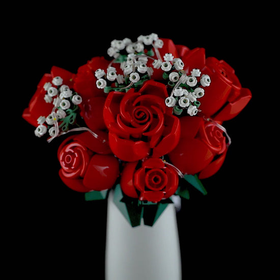 (Remote Version With Music)Briksmax 2.0 Light Kit For  Bouquet of Roses 10328